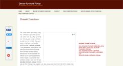 Desktop Screenshot of donatefurniturepickup.org